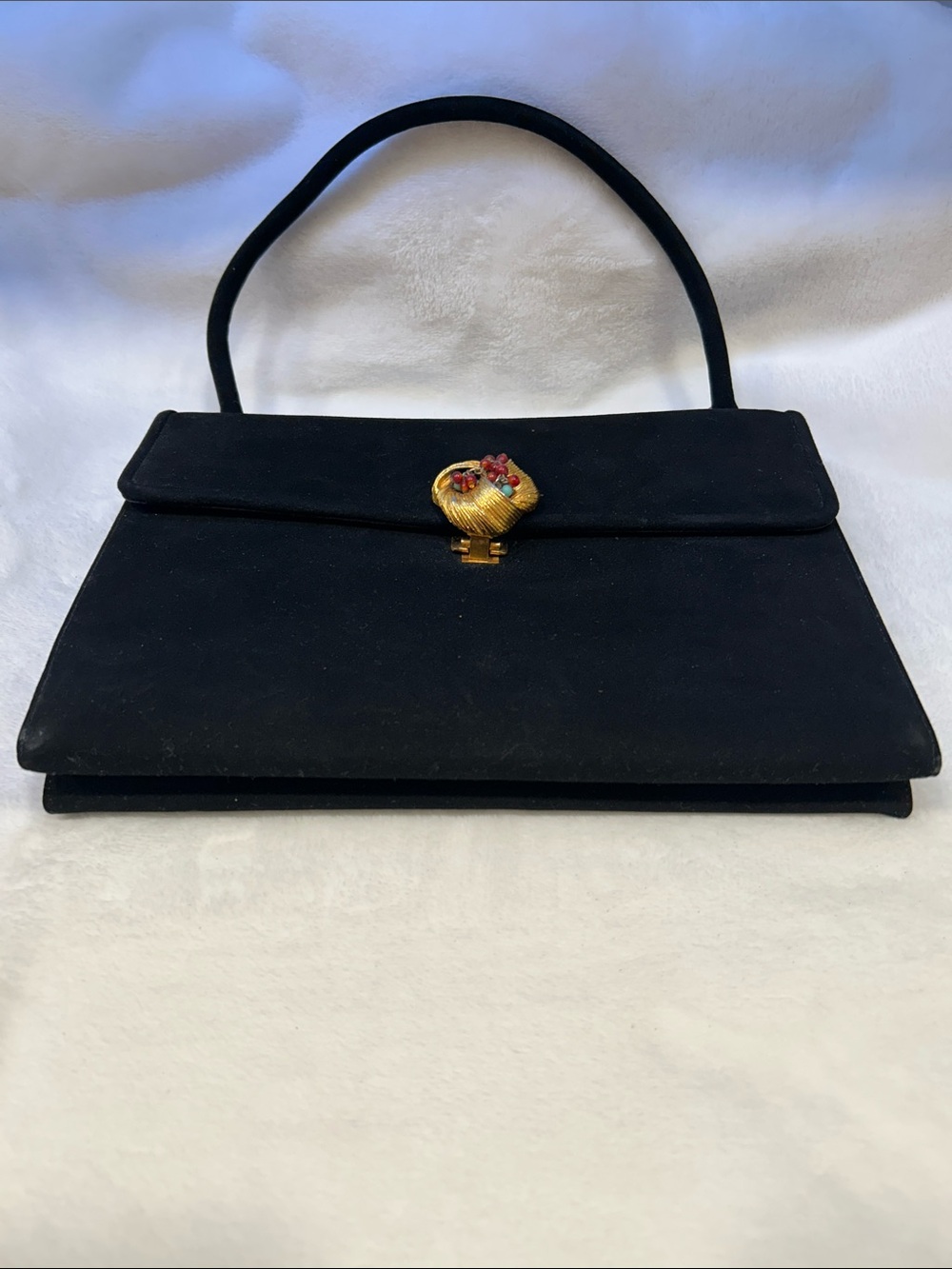 Vintage Koret of New York Korelope Suede Handbag
1960s w Coin Purse - Picture 9 of 16